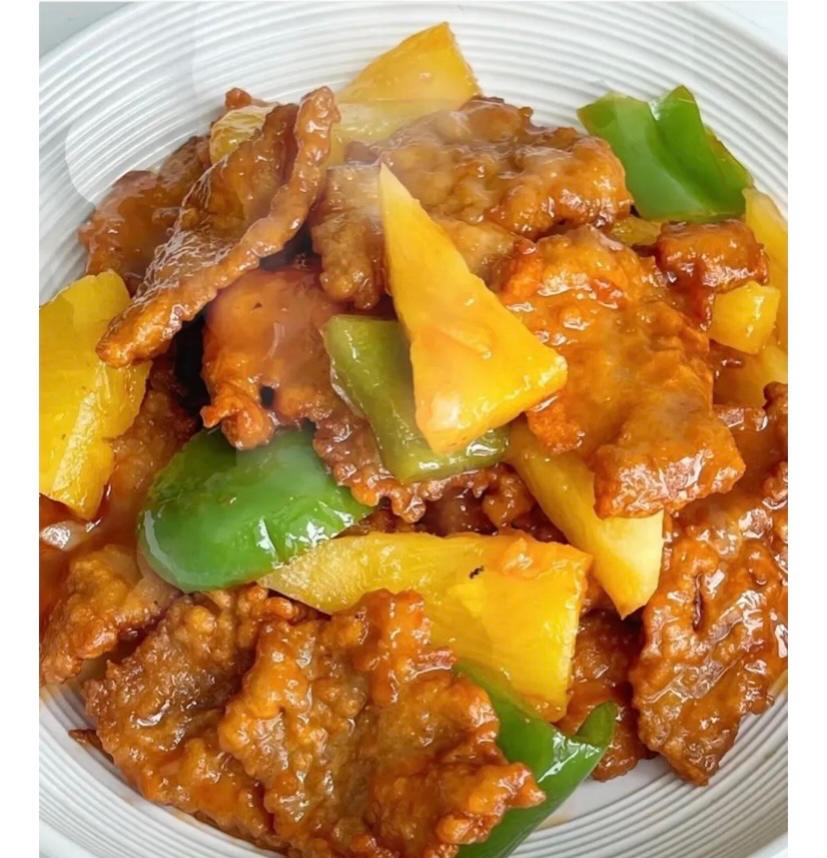 菠萝猪排的做法