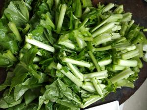 苔菜炒肉的做法 步骤1