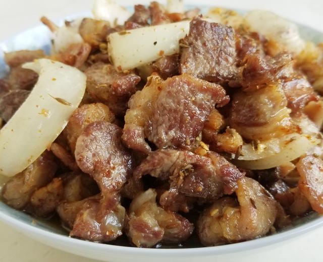 新疆烤肉-炒烤肉(炒锅炒出来的烧烤)的做法