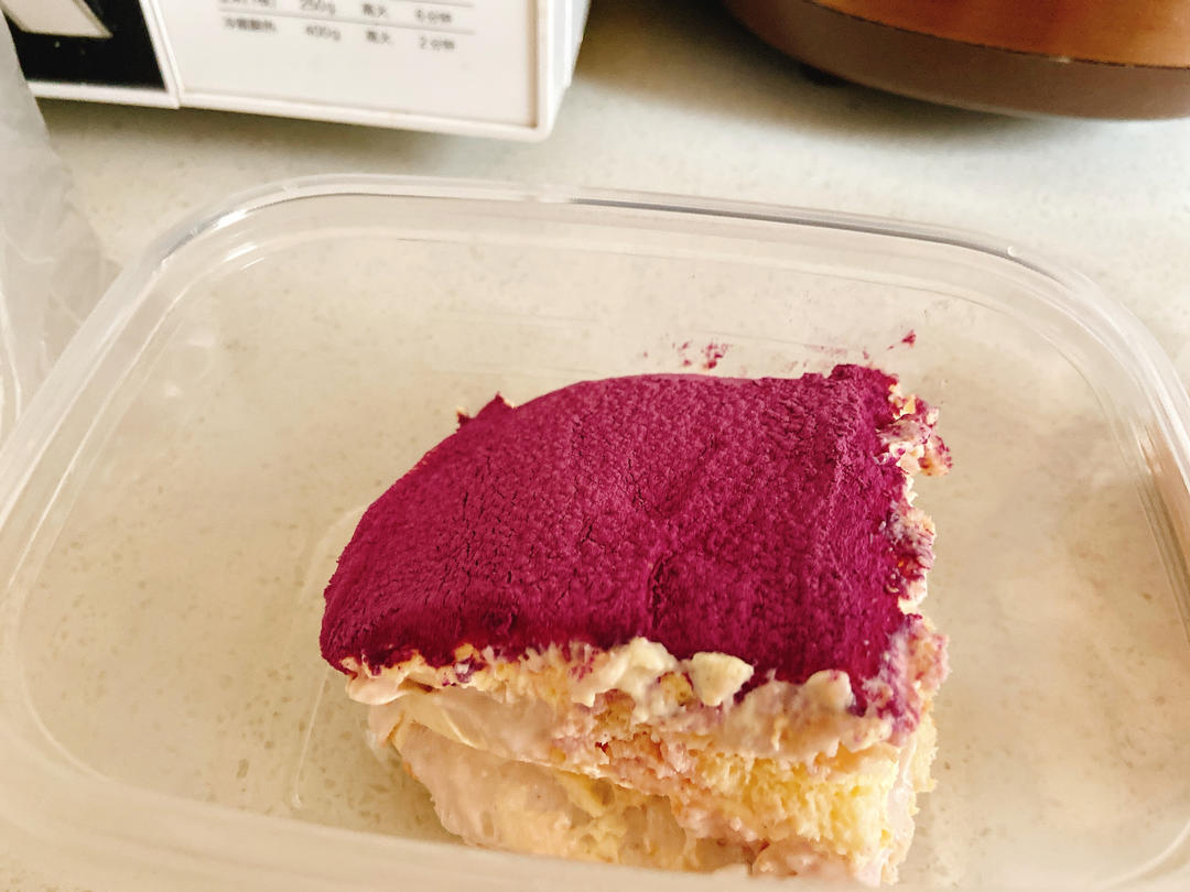 【芋泥提拉米苏】不用烤箱就能做，芋泥脑袋狂喜！