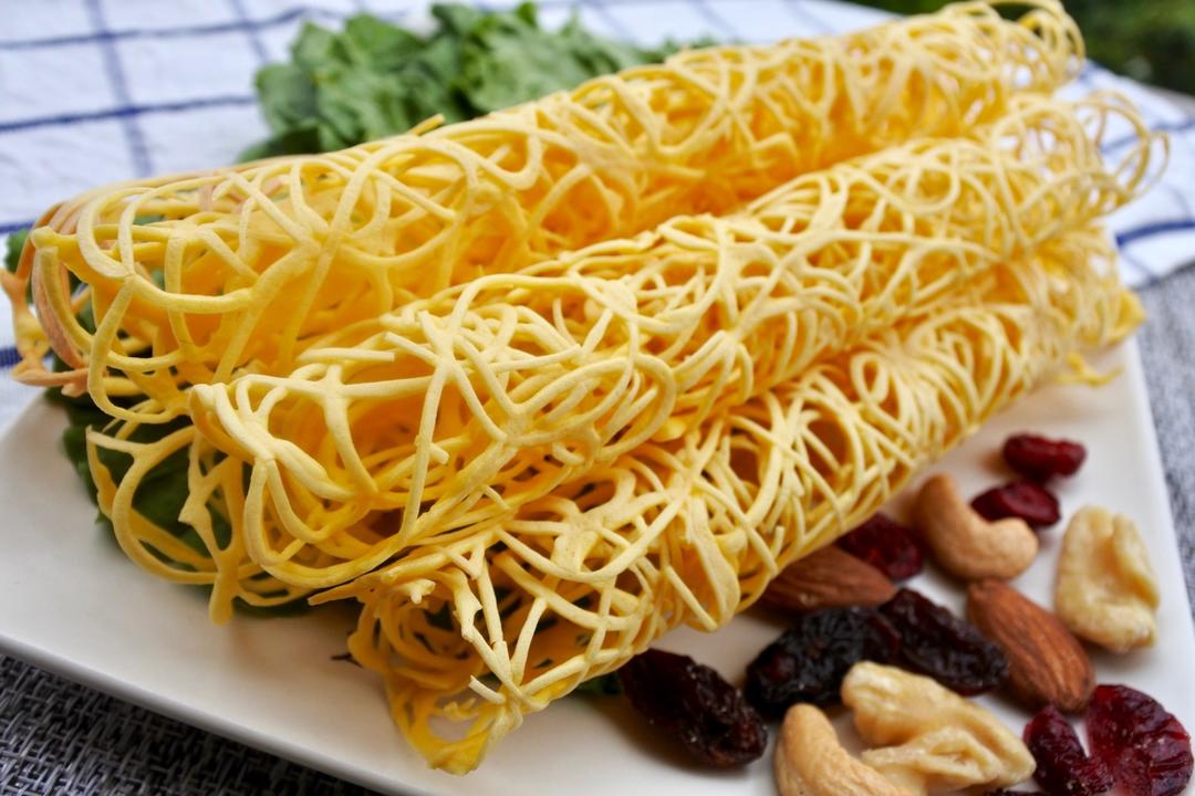 高颜值鸡蛋蕾丝网饼