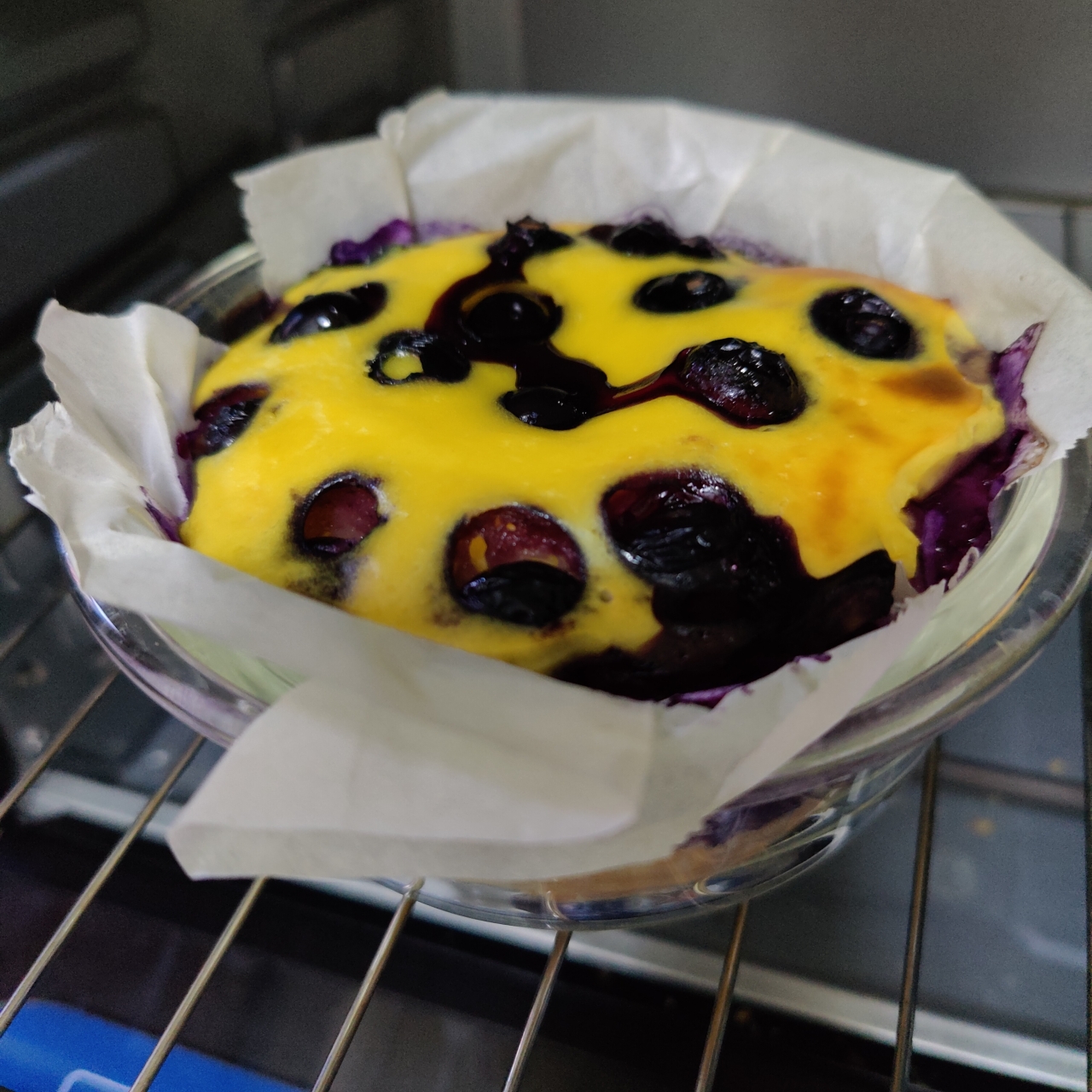 蓝莓爆浆小蛋糕