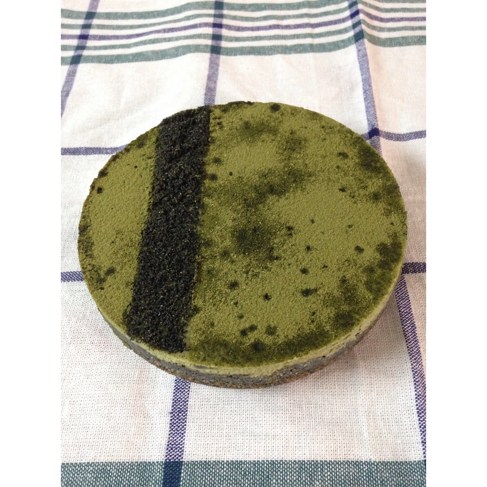 和风抹茶黑芝麻乳酪蛋糕
