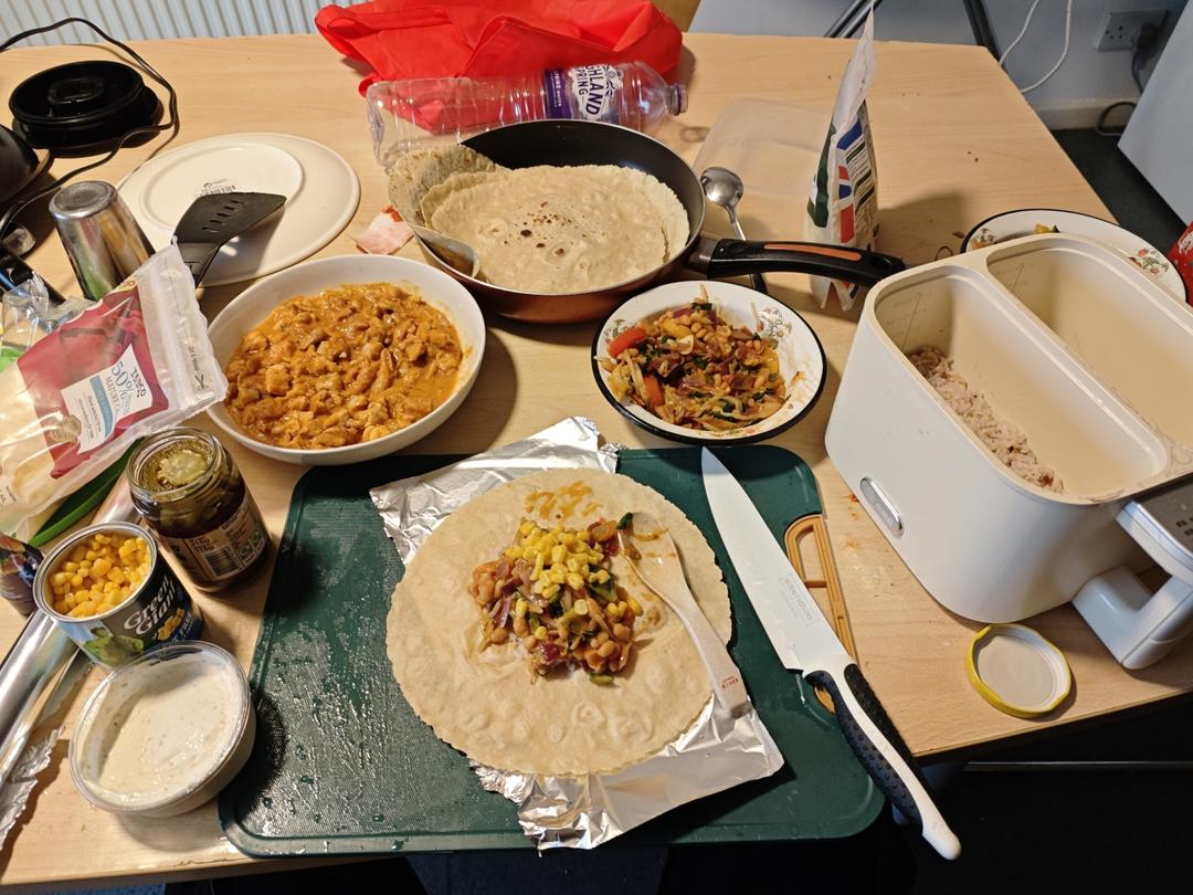Chicken Burrito 一顿顶五顿的鸡肉墨西哥卷饼