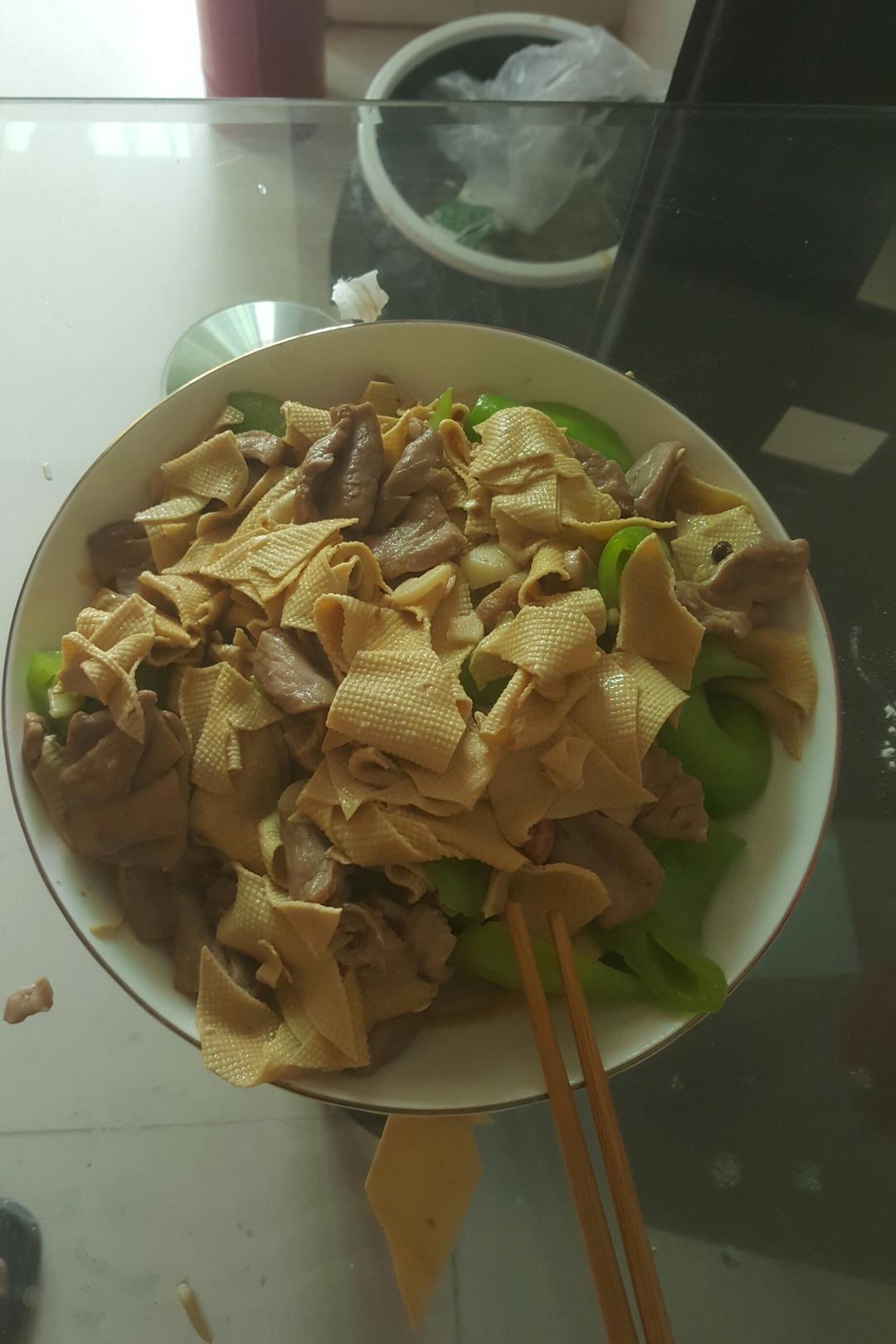 东北尖椒干豆腐