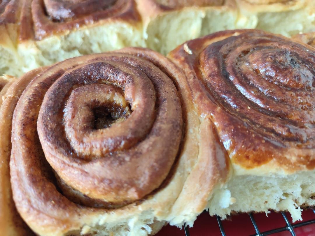 最正宗的美式肉桂卷（不用出膜）