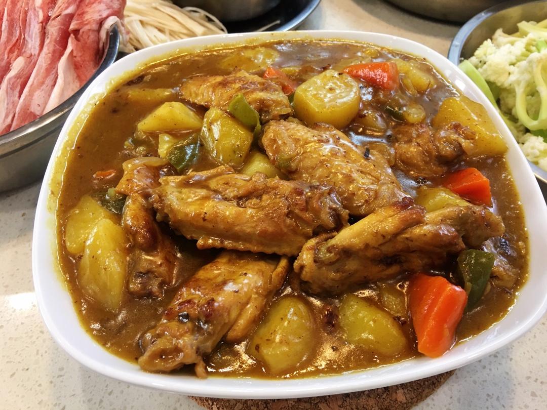 咖喱鸡翅