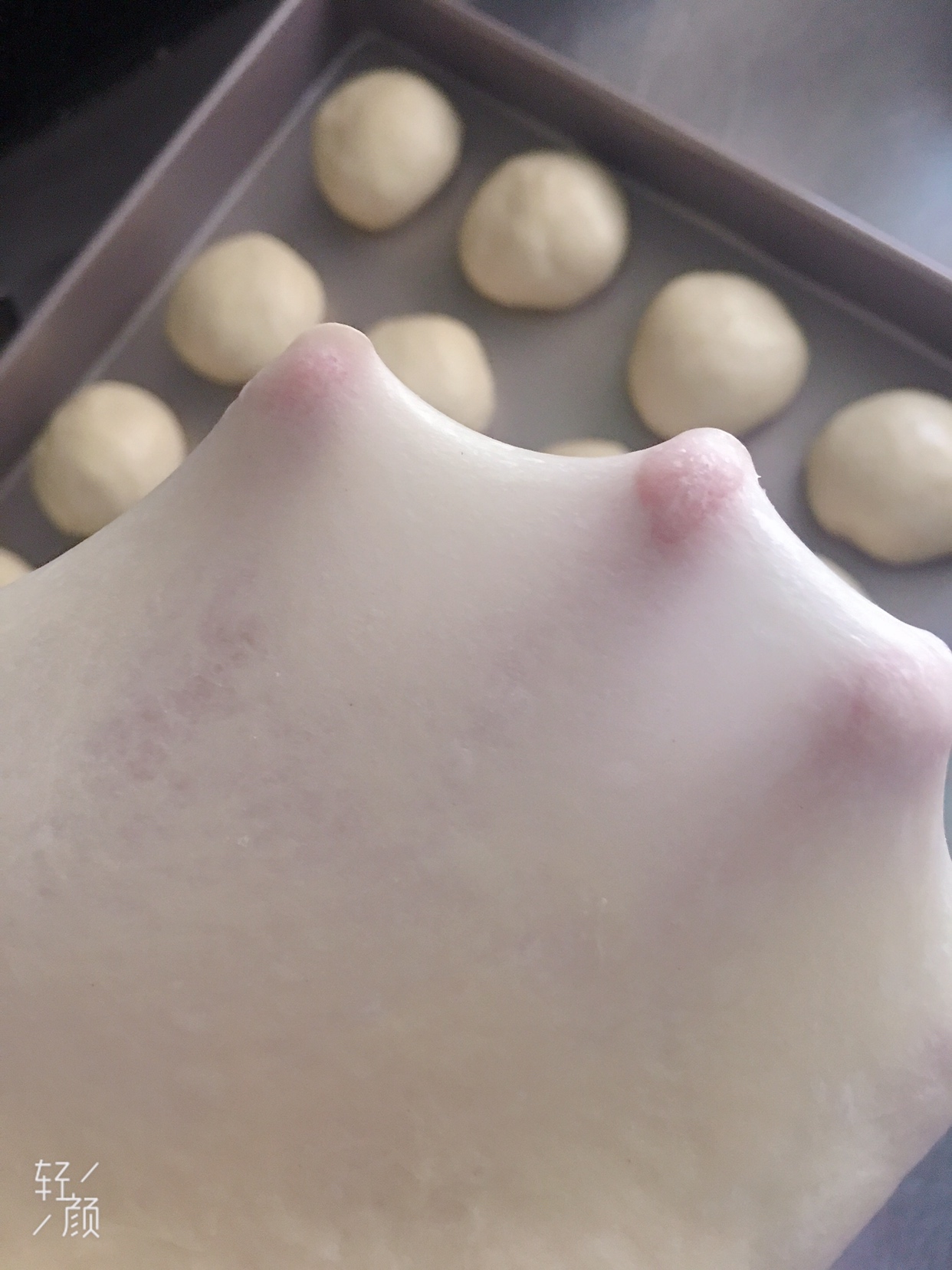 普通面粉可可巧克力餐包（一次发酵）的做法 步骤3