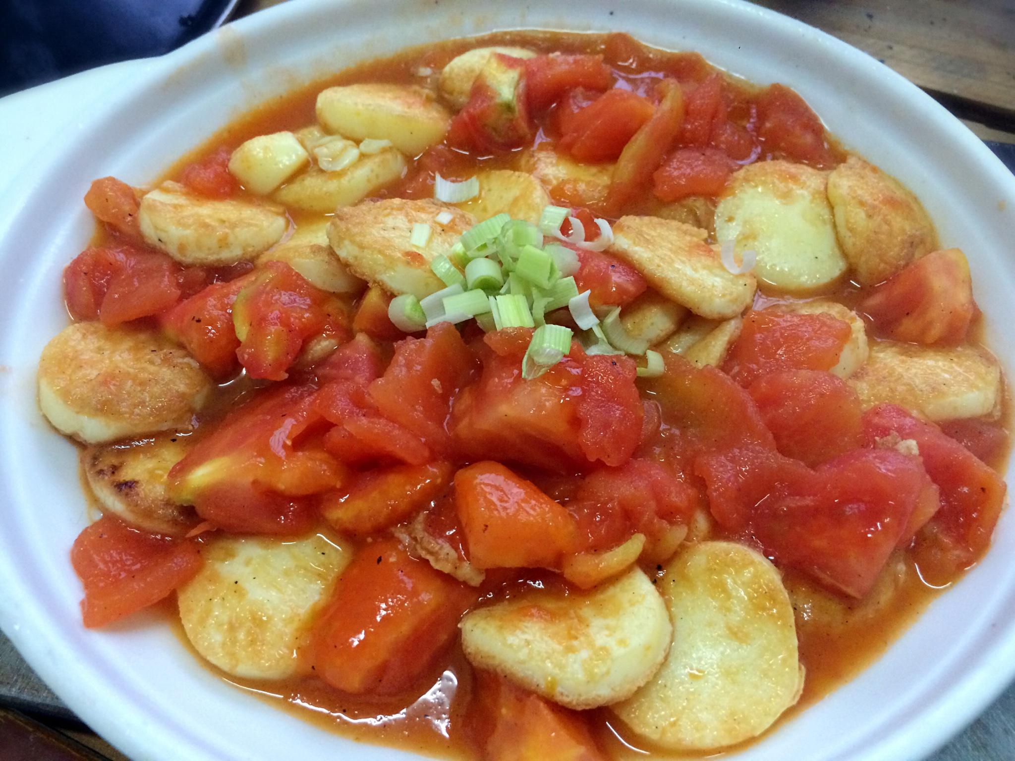 番茄樱玉豆腐的做法