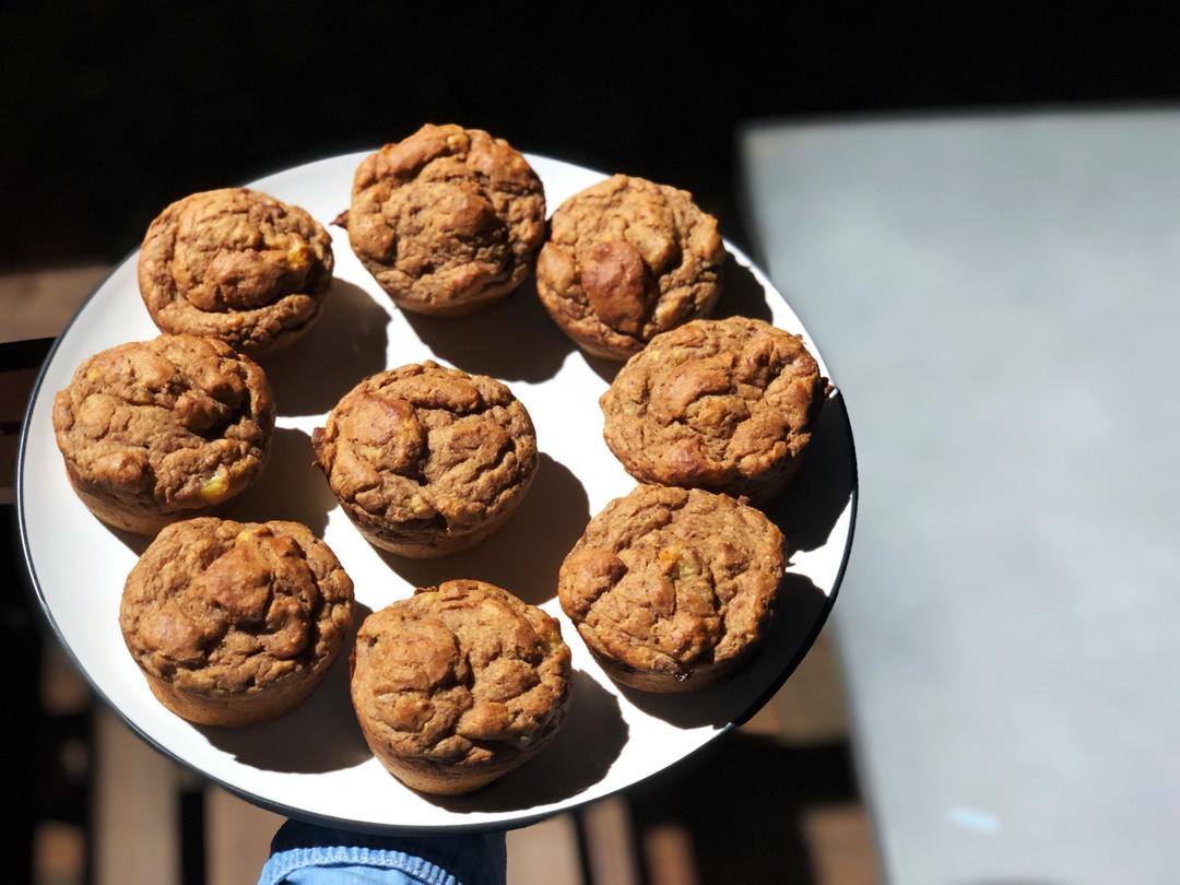 快手红糖香蕉肉桂蛋糕改良版