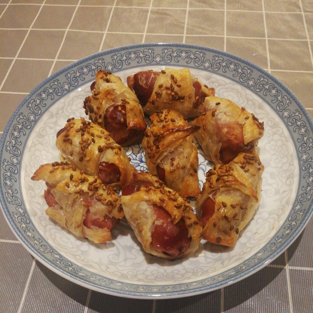 香酥香肠卷