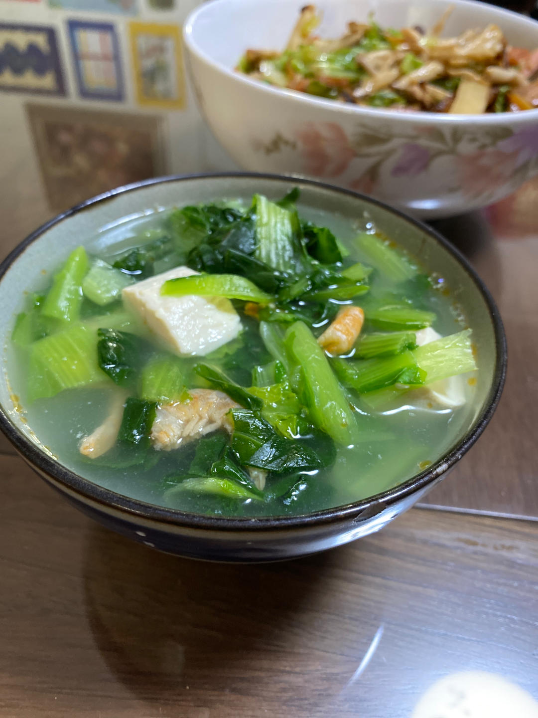 非常入味儿的小白菜炖豆腐