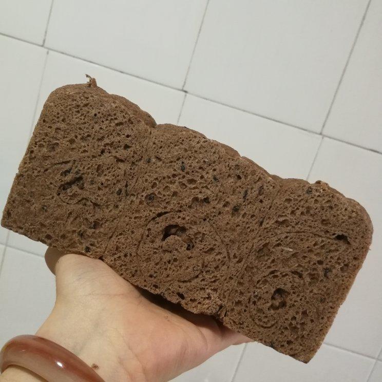 【健康烘培】超低卡黑全麦吐司