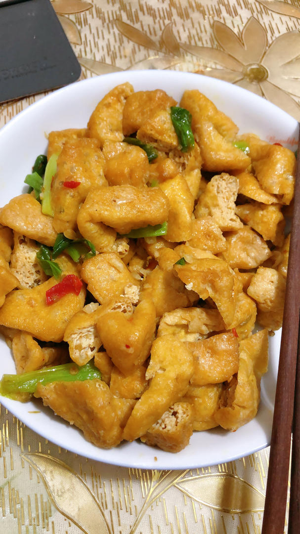 【红烧油豆腐】简单快速又下饭，工作疲惫，下班可以做的简单菜。