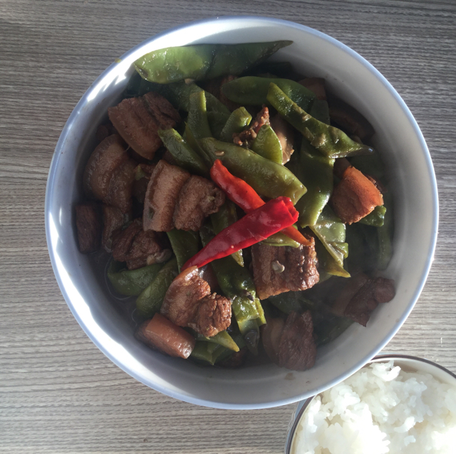 豆角炖肉
