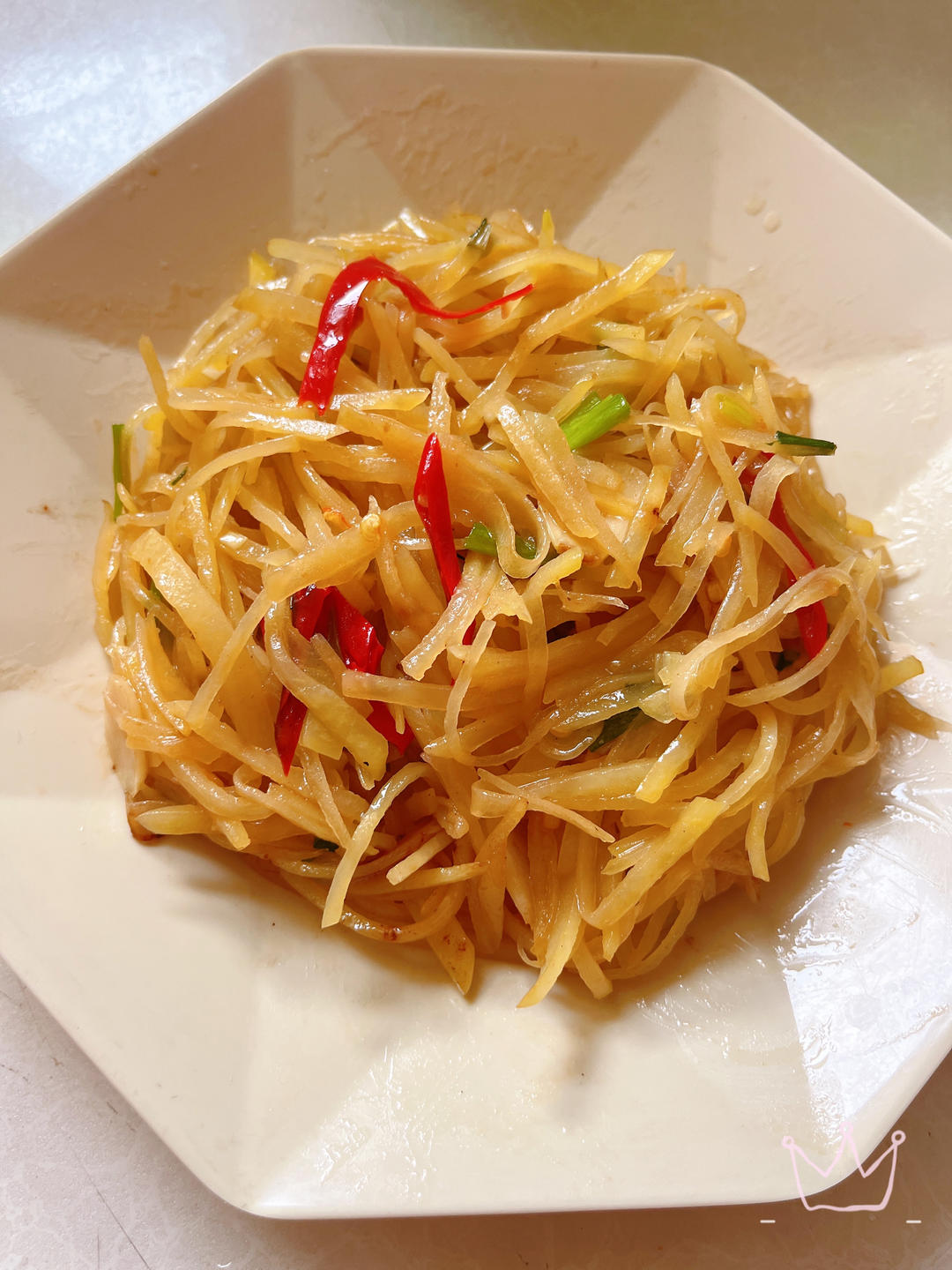 酸辣土豆丝的家常做法 超级下饭