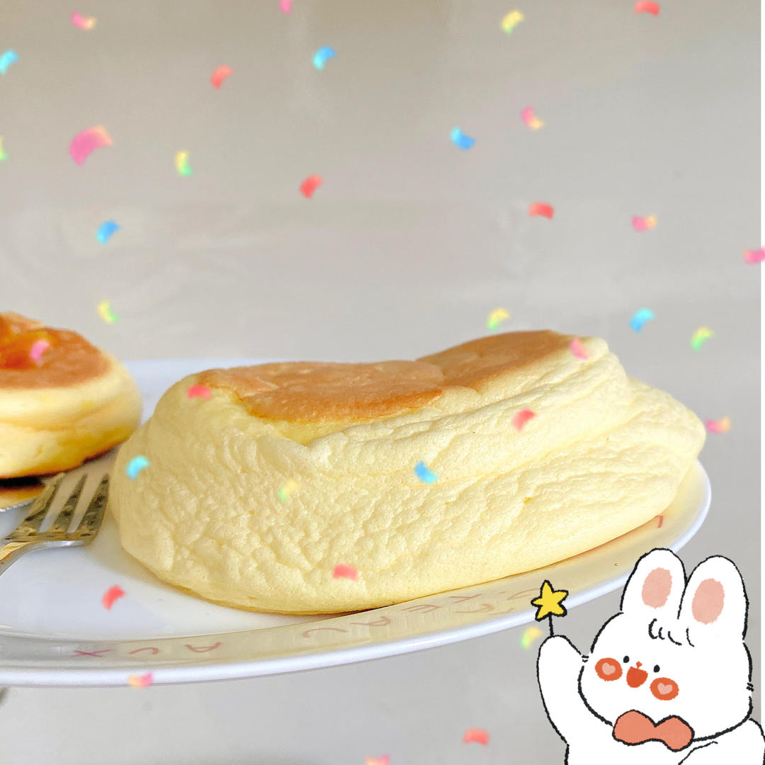 10分钟搞定网红舒芙蕾松饼🥞超松软『步骤详细附视频』『平底锅美食』