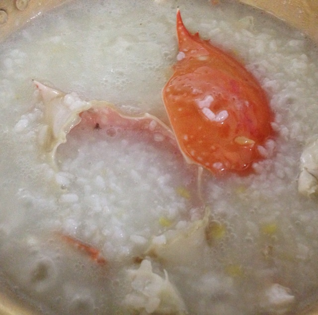 简易螃蟹粥的做法