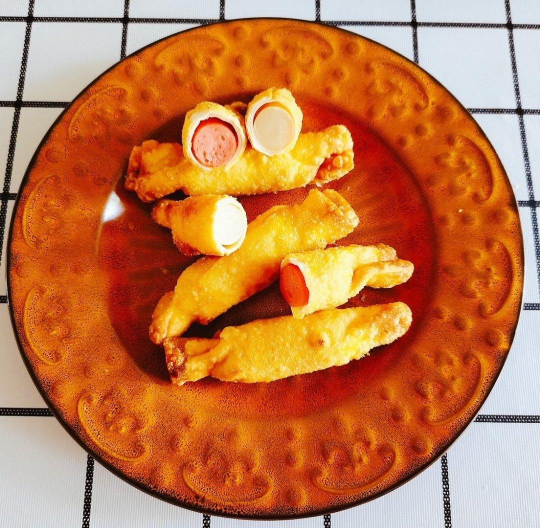 炸馄饨皮（解决多余馄饨皮）