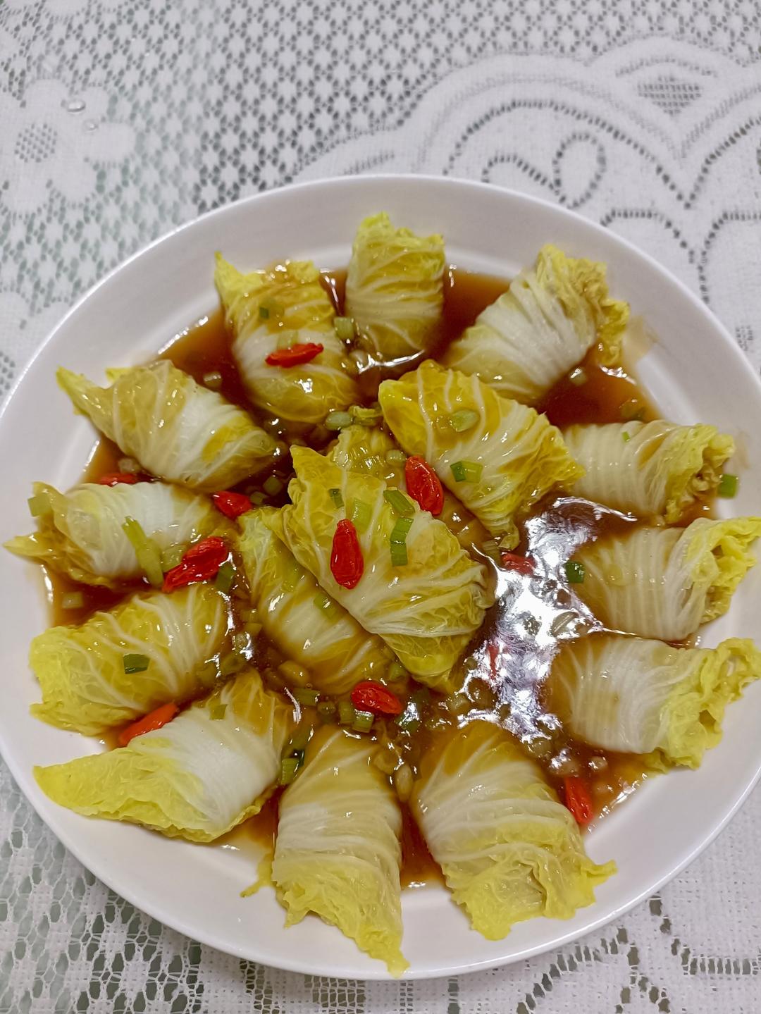 娃娃菜肉卷