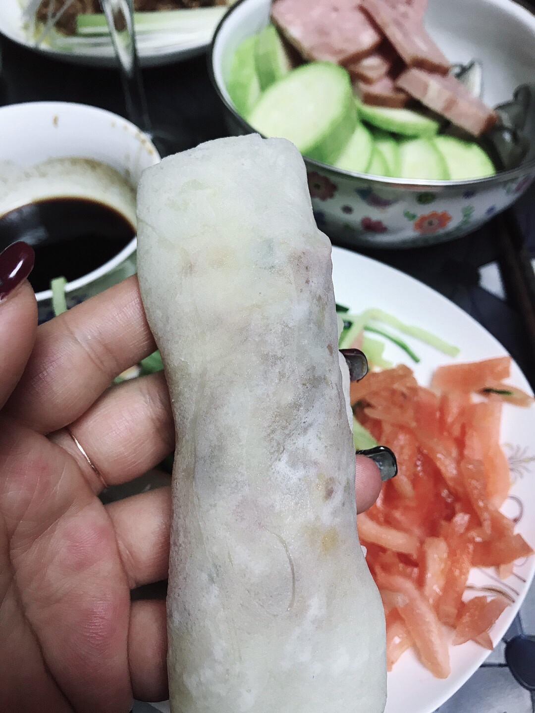 超简单的春卷皮的做法 步骤9