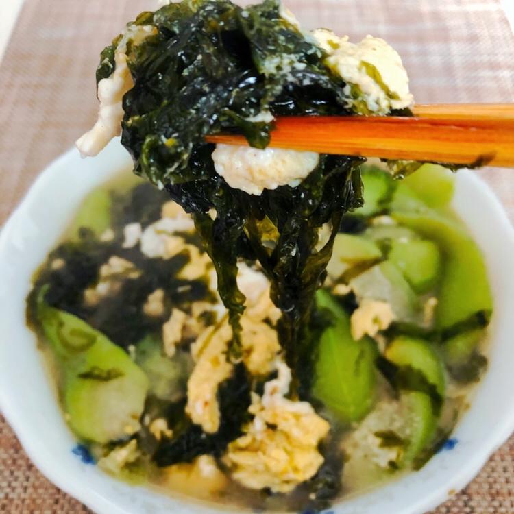 低脂紫菜丝瓜蛋汤的做法