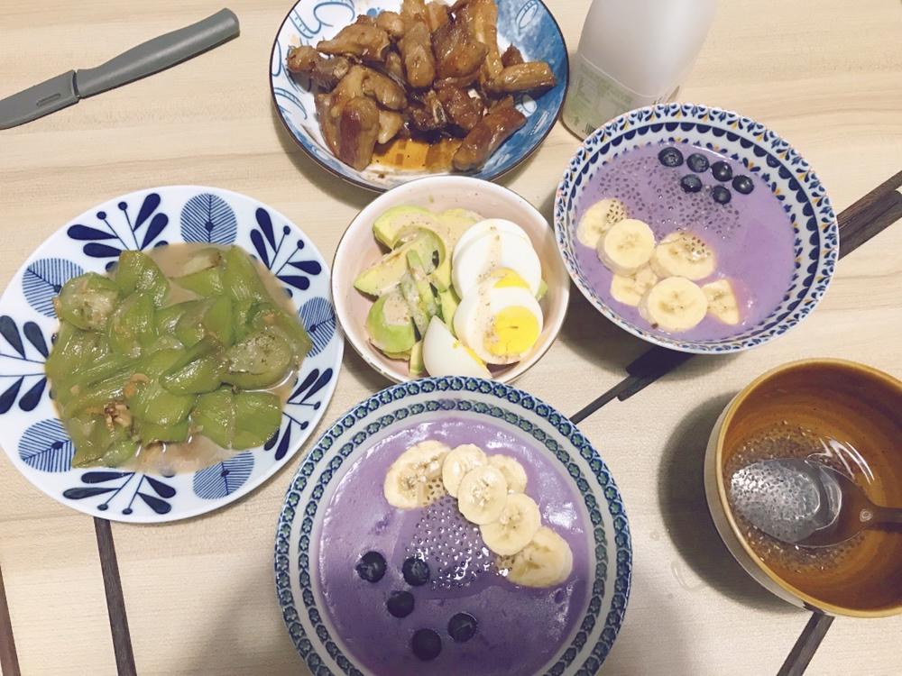 紫薯燕麦牛奶粥（宿舍版）