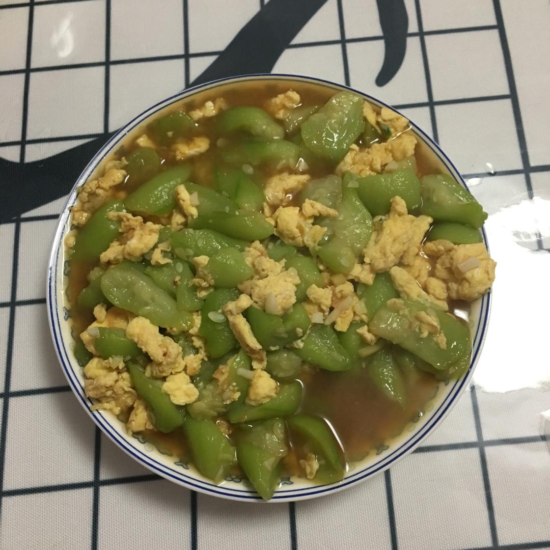 丝瓜炒鸡蛋
