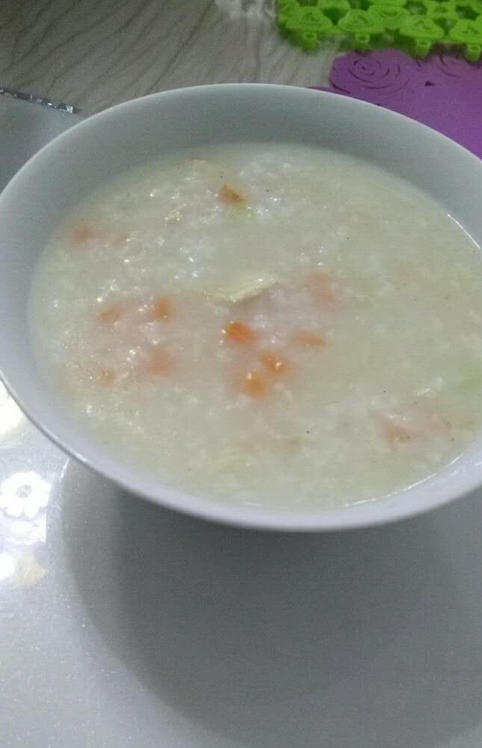 胡萝卜鸡丝粥