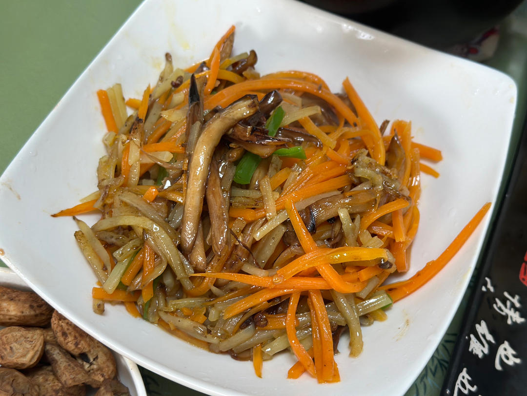 越嚼越香‼️比肉还要好吃👉干煸孜然杏鲍菇