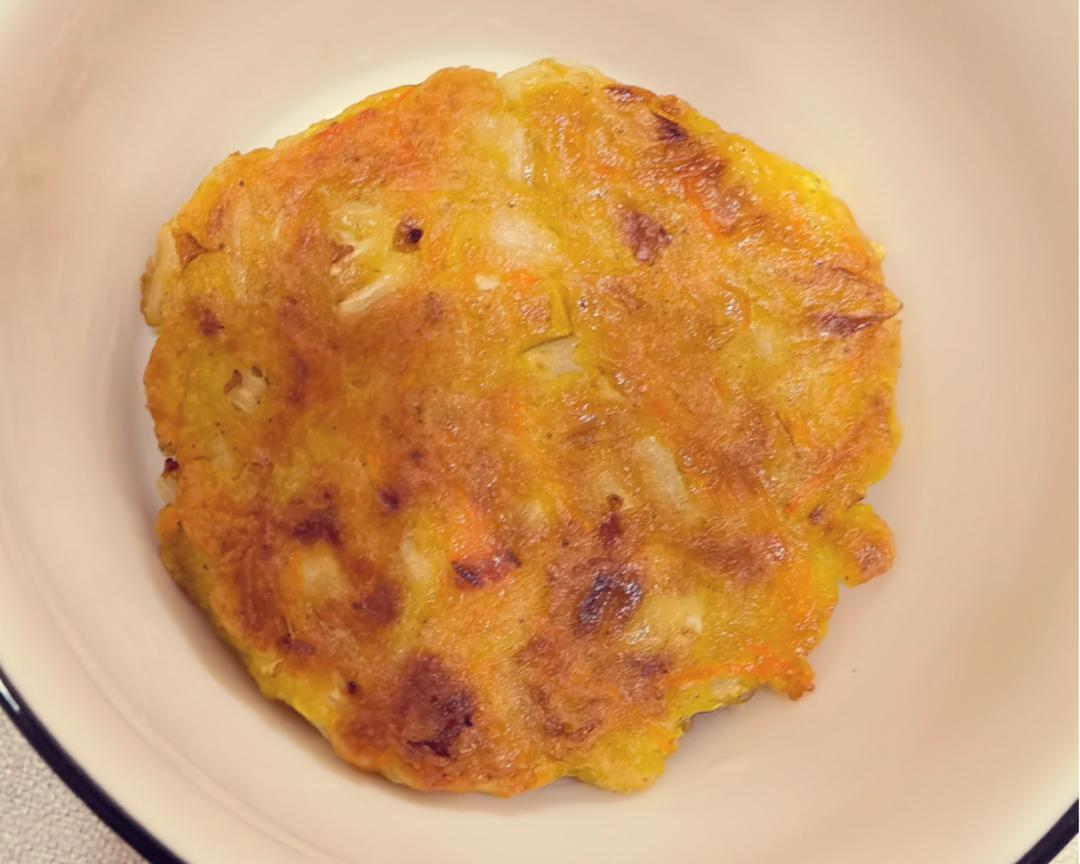 白菜胡萝卜丝饼