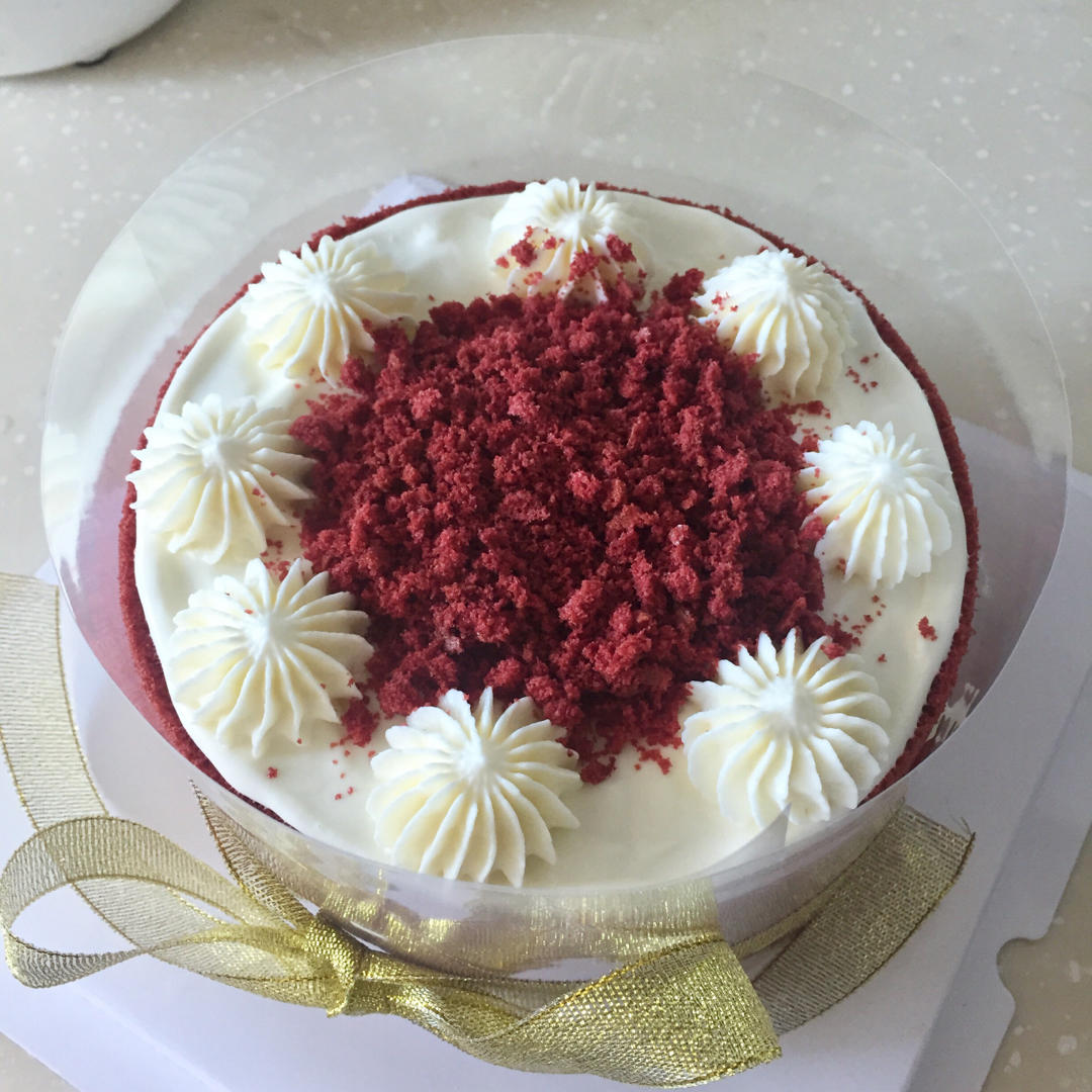 红丝绒蛋糕八寸乳酪霜