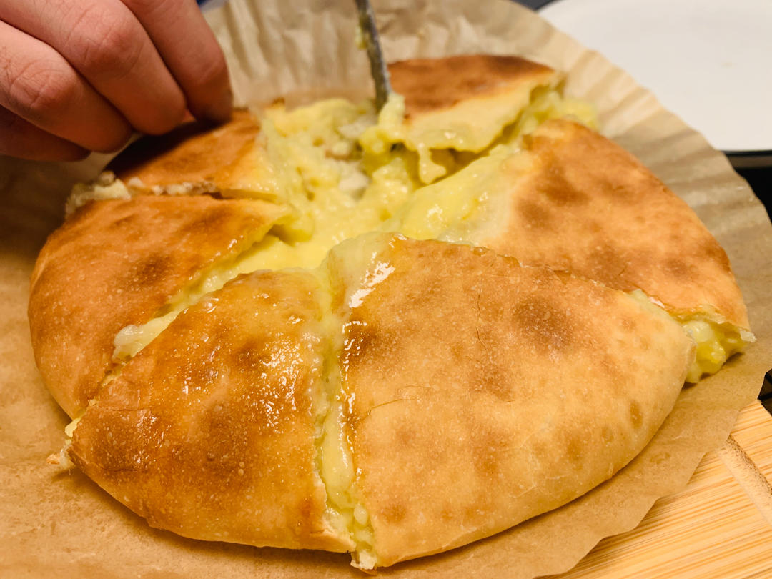 榴莲芝士爆浆饼