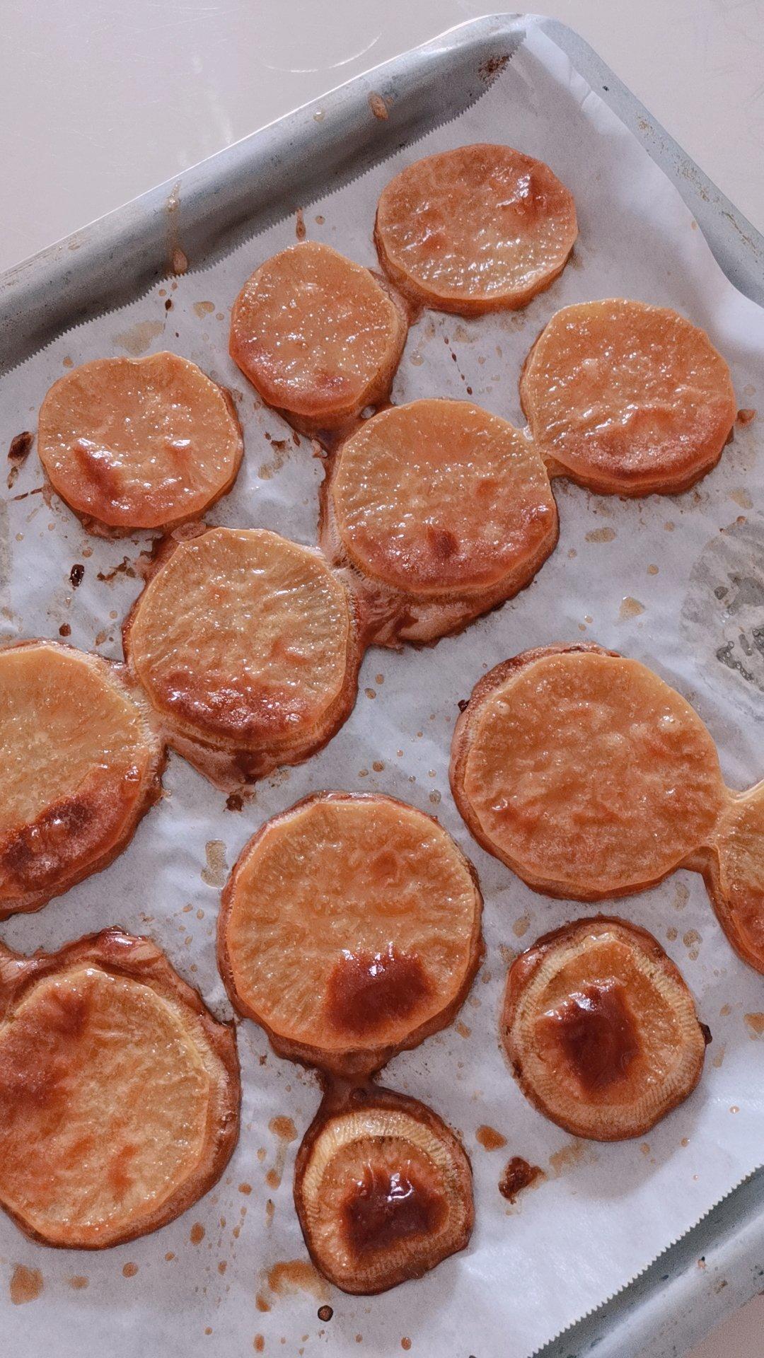 一吃就爱上❗️香甜软糯的烤红薯片❗️巨好吃～追剧必备！