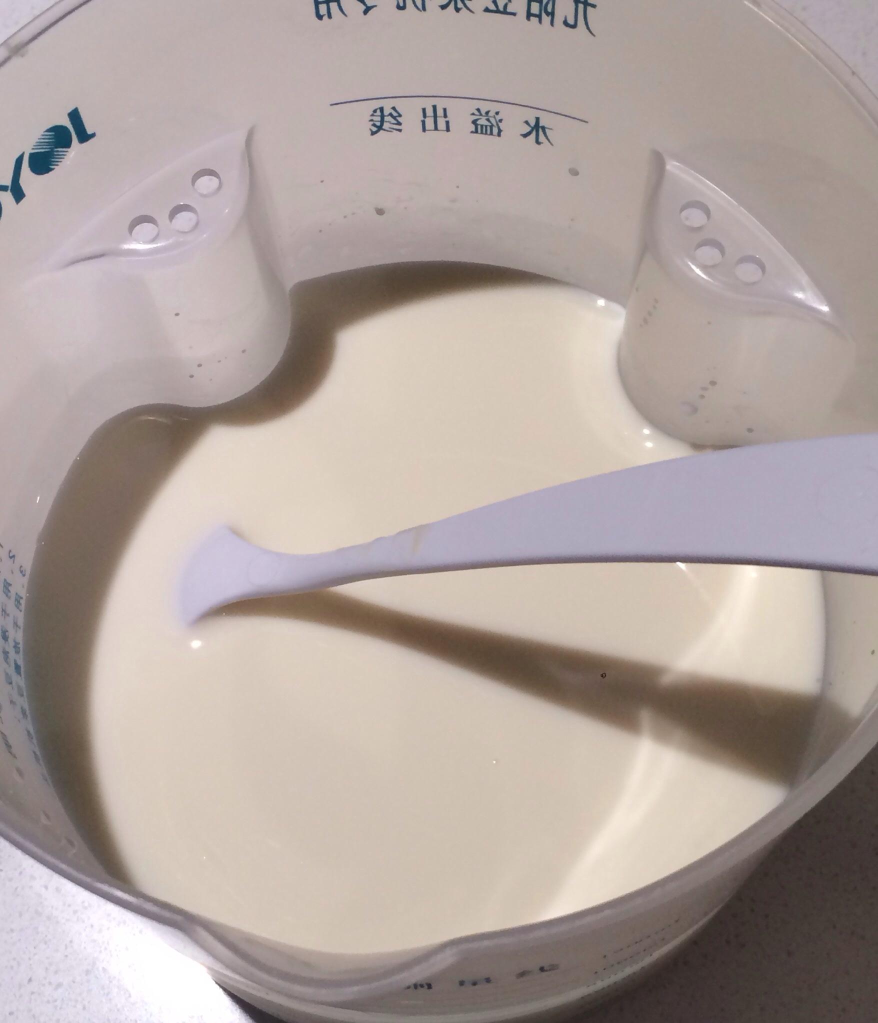 盆栽牛奶布丁（超简单）的做法 步骤2