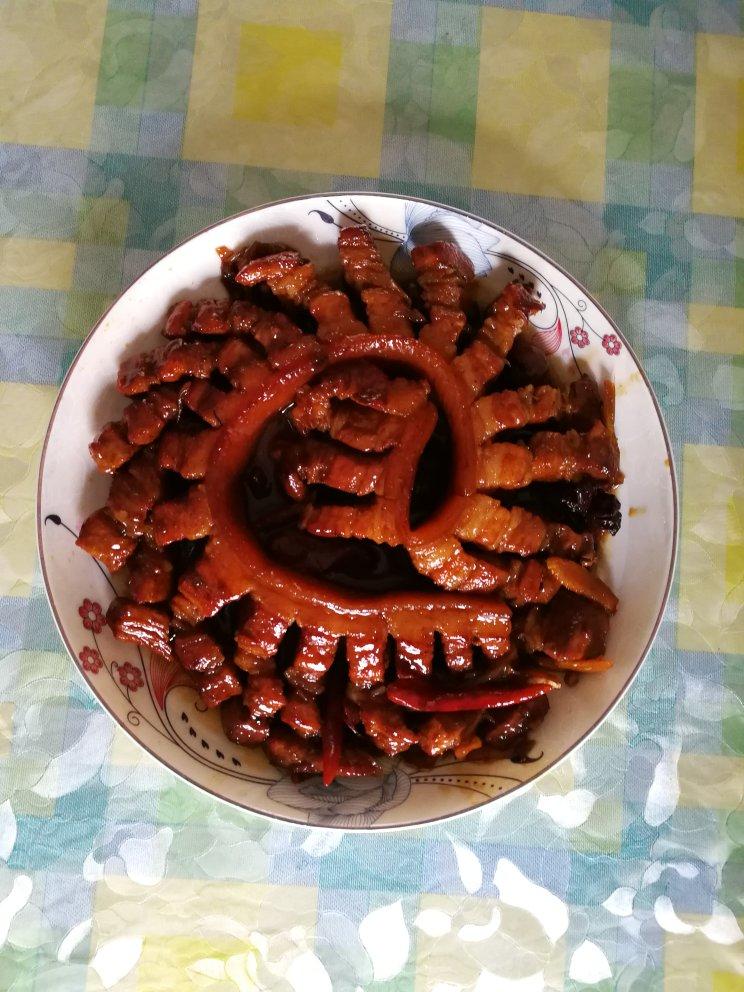 烤箱盘龙五花肉