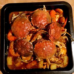 肉蟹煲的做法 步骤11