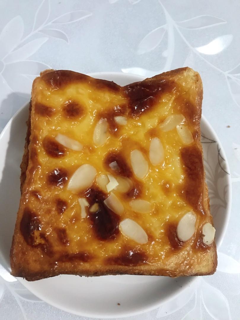 零失败快手岩烧乳酪(熔岩吐司)十分钟网红早餐，好吃哭