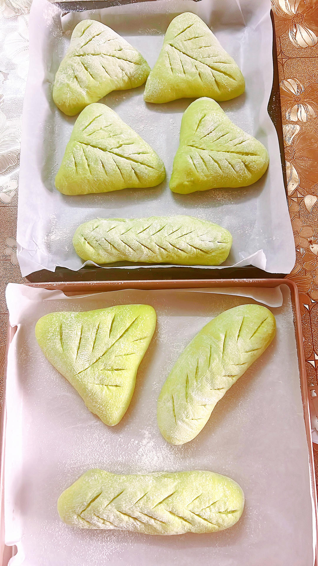 紫薯软欧包（内馅有麻薯，肉松，芋泥，口感超赞）配麻薯做法～