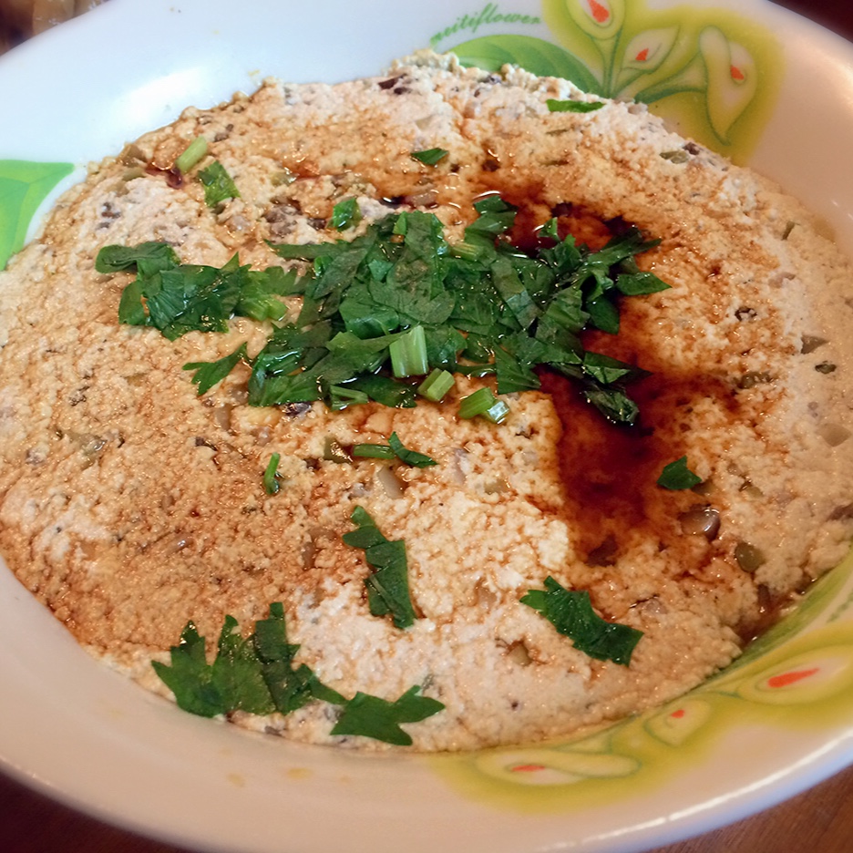 蒸豆腐饼