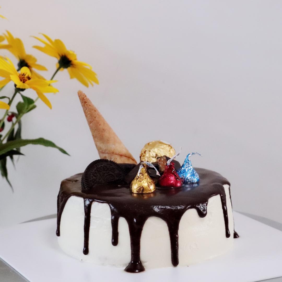 蛋糕淋面之一：甘那许淋面（详细解答淋面太稠的问题）