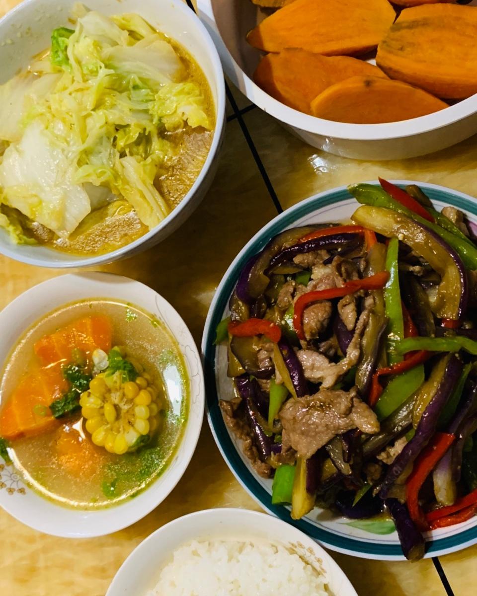 红烧肉沫茄子
