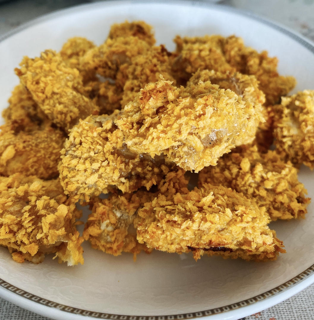 无油低脂鸡米花烤箱版