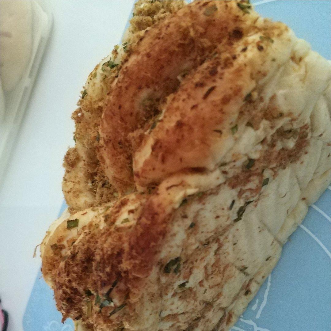 香葱肉松手撕吐司