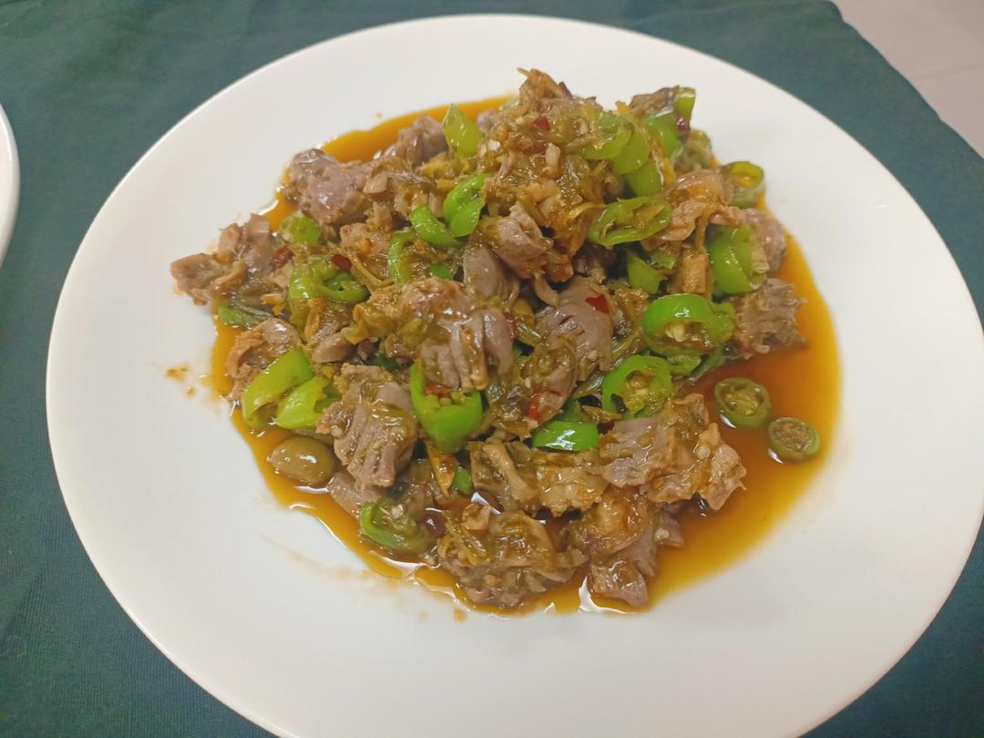 辣炒鸡胗