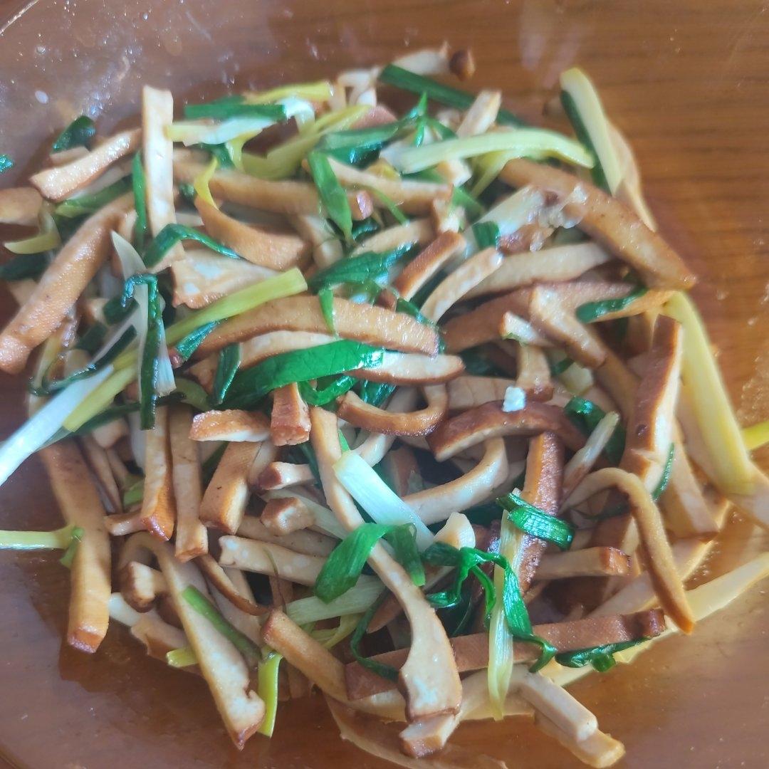 豆干炒韭黄