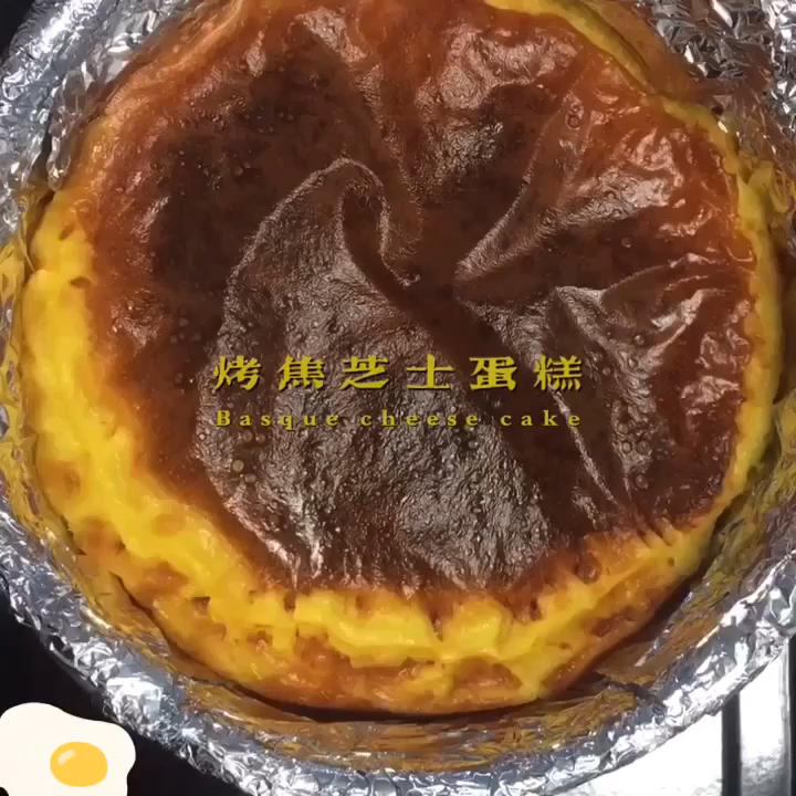 【生酮低碳】巴斯克式烤芝士蛋糕简单粗暴快手0失败