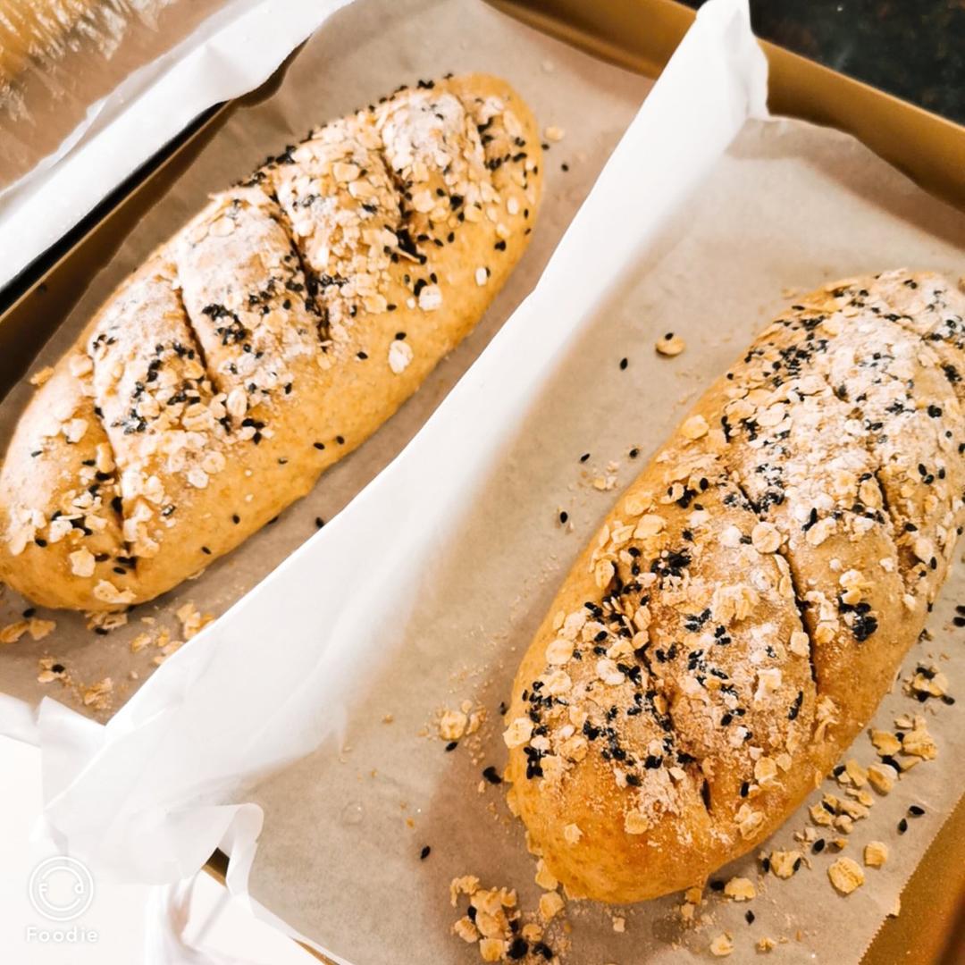 黑糖香芋软欧包