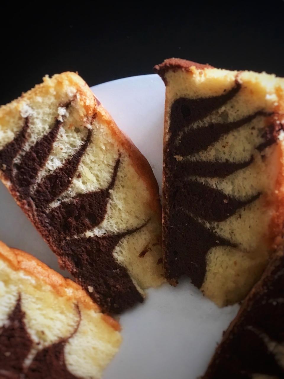 斑马纹酸奶蛋糕