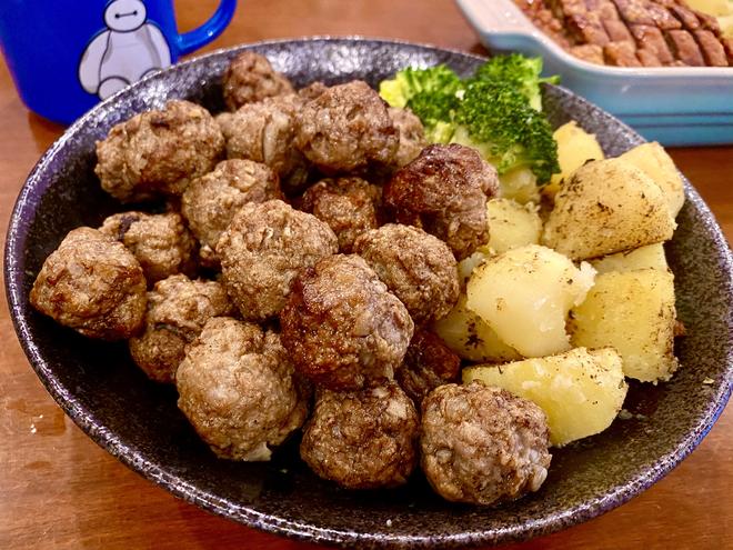 瑞典🇸🇪宜家肉丸-宅家无酱版的做法